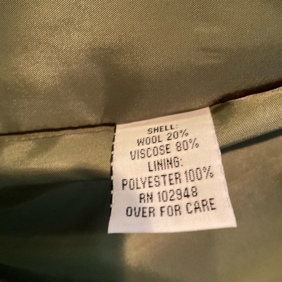 Tulle Avocado and Lime Green Tweed Coat with Fringe - Picture 8 of 11